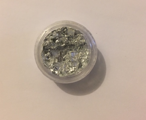 Nail Art Loose Silver Foil Container