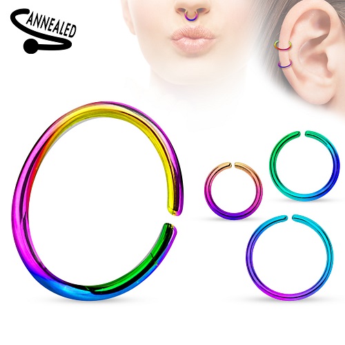 Fake or real Ring for Nose Septum Lip Lobe and Cartilage